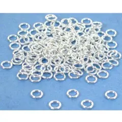 150 Jump Rings Open Sterling Silver Jewelry 22 Ga 4mm