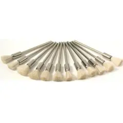12 Polishing Brushes Jewelers Soft 3/8" Tool