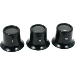 3X 5X 10X Jewelers Loupes Gem Gemstone Magnifying Magnification Tool
