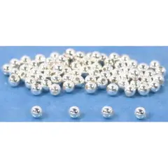 75 Round Ball Beads Sterling Silver Beading Parts 2mm