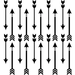 Arrow All Over Embossing 12 x 12 Stencil | FS079 by Designer Stencils | Pattern Stencils | Reusable Stencils for Painting on Wood, Wall, Tile, Canvas, Paper, Fabric, Furniture, Floor | Try Instead of a Wallpaper | Easy to Use & Clean