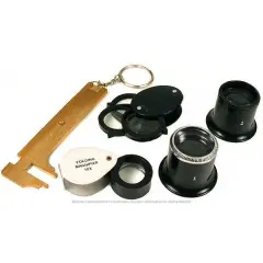 5X 10X 15X Eye Loupe Magnifiers Gemologist Gauge Tools