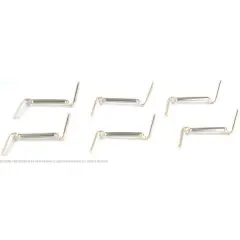 6 White Gold Filled Small Ring Guards Jewelry Size Adjuster