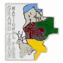 Grand Teton National Park Pin 1"