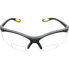 Dewalt DPG59-120C Reinforcer Rx-Bifocal 2.0 Clear Lens High Performance Protective Safety Glasses wi