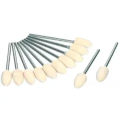12 Felt Buffs Jewelry Polishing Clean Tools