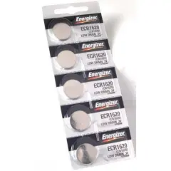 5 CR1620 Energizer Lithium Watch Batteries