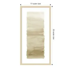 Cream Blend by Allie Corbin Wood Framed Wall Art Print