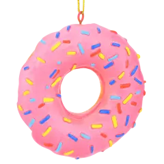 Tree Buddees Pink Donut Dessert Food Christmas Ornament