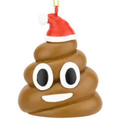 Poopy Christmas Funny Poop Ornament