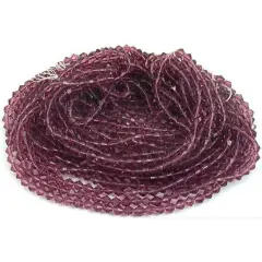 Amethyst Bicone FP Chinese Crystal Beads 6mm 10 Strand