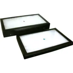 2 Display Boxes Show Case Travel Storage Unit
