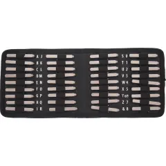 36 Letter Number Punches Jewelers Metalsmith Stamp 5mm