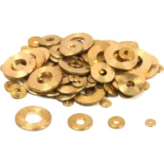100 Clock Washers Flat Round Clockmaker Repair Parts