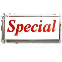 Display Sign Special Jewelry Showcase Countertop Unit