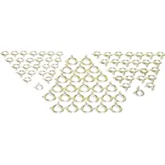 Spring Ring Clasp Sterling Silver 3 Sizes