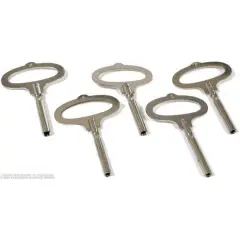 5 French Clock Keys Bestfit Quality Tools