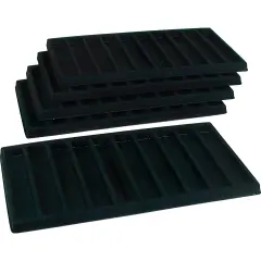 50 Slot Bracelet & Watch Display Tray Black Showcase