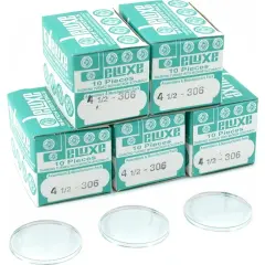 50 Plastic Watch Crystals Watchmakers Dome Parts 30.6mm