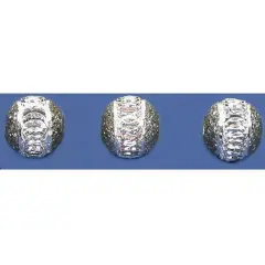 Banded Round Beads 8mm 3pc