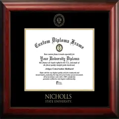 Nicholls State 11w x 8.5h Gold Embossed Diploma Frame