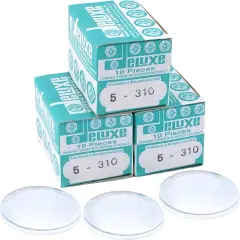 30 Plastic Watch Crystals Watchmakers Dome Parts 31mm