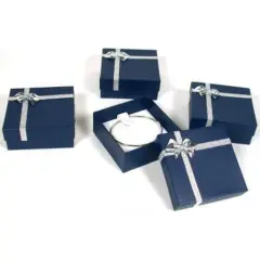 4 Bowtie Bangle Bracelet & Pocket Watch Display Boxes