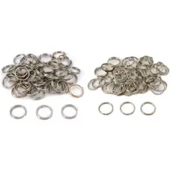 Nickel Plated Split Rings 12mm & 16mm Kit 100 Pcs