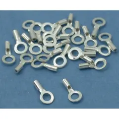 25 Sterling Silver Crimp Necklace Cord End Beading 6mm