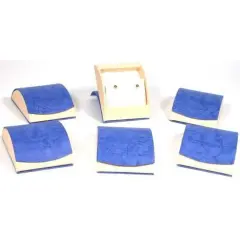 6 Magnetic Lid Gift Boxes Earring Showcase Displays