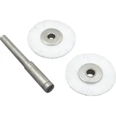 2 Nylon Wheel Brushes Jewelers Polishing Rotary Tools