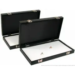 2 72 Slot White Ring Display & Travel Cases