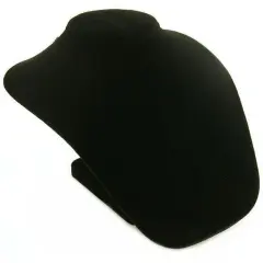 Black Velvet Necklace Bust Jewelry Counter Case Display