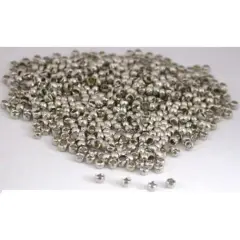 500 Crimp Beads White Spacer Bead Stringing Tubes 2mm