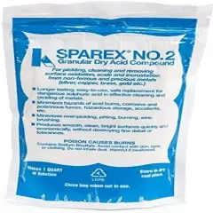 SPAREX No 2 Granular Dry Acid Pickling Compound 10oz for Cleaning Oxidation