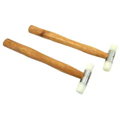 2 Nylon Hammer Jewelers Ring Mandrel Bench Hand Tool