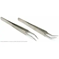 2 Clock Antimagnetic Tweezers F Stainless Steel Tools