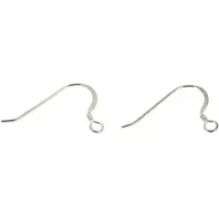 2 Sterling Silver French Ear Wire Earring Jewelry 23 Ga
