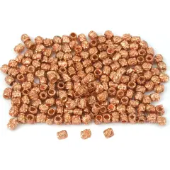 Bali Tube Beads Copper Plated Beading 3mm Approx 185