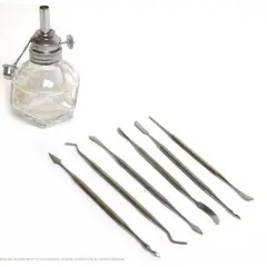 Wax Carving Tools & Alcohol Lamp