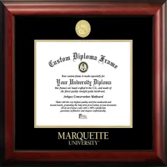 Marquette University 12w x 9h Gold Embossed Diploma Frame