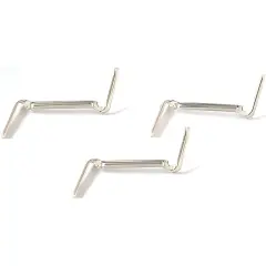 3 White Gold Filled Small Ring Guards