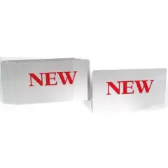 4 Display Signs Showcase Countertop Jewelry Metal