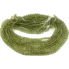 Olive Bicone Chinese Crystal Beads Olive 4mm 15 14" St