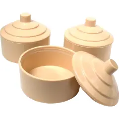 3 Alcohol & Benzene Cup Watchmakers Jewelers Jars