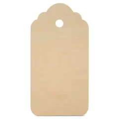 Wood Gift Tag Cutout, Multiple Sizes Available, Unfinished Tags for Gifts and Christmas | Woodpeckers