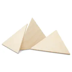 Triangle Wooden Cutouts, Multiple Sizes Available, Unfinished Crafts & Geometric Decor | Woodpeckers