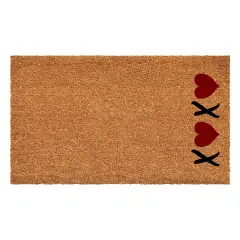 Vertical XOXO Doormat