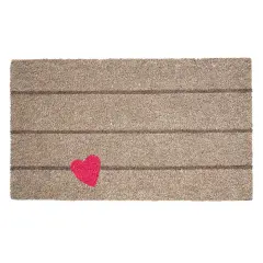 Pink Heart Doormat
