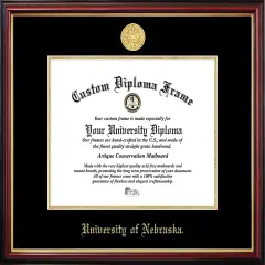 University of Nebraska Petite Diploma Frame